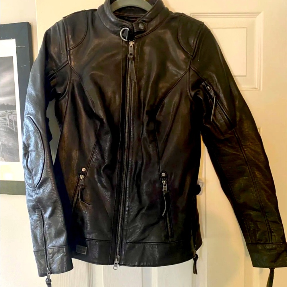 Harley-Davidson® Women's Line Stitcher Leather Jacket SMALL/TALL